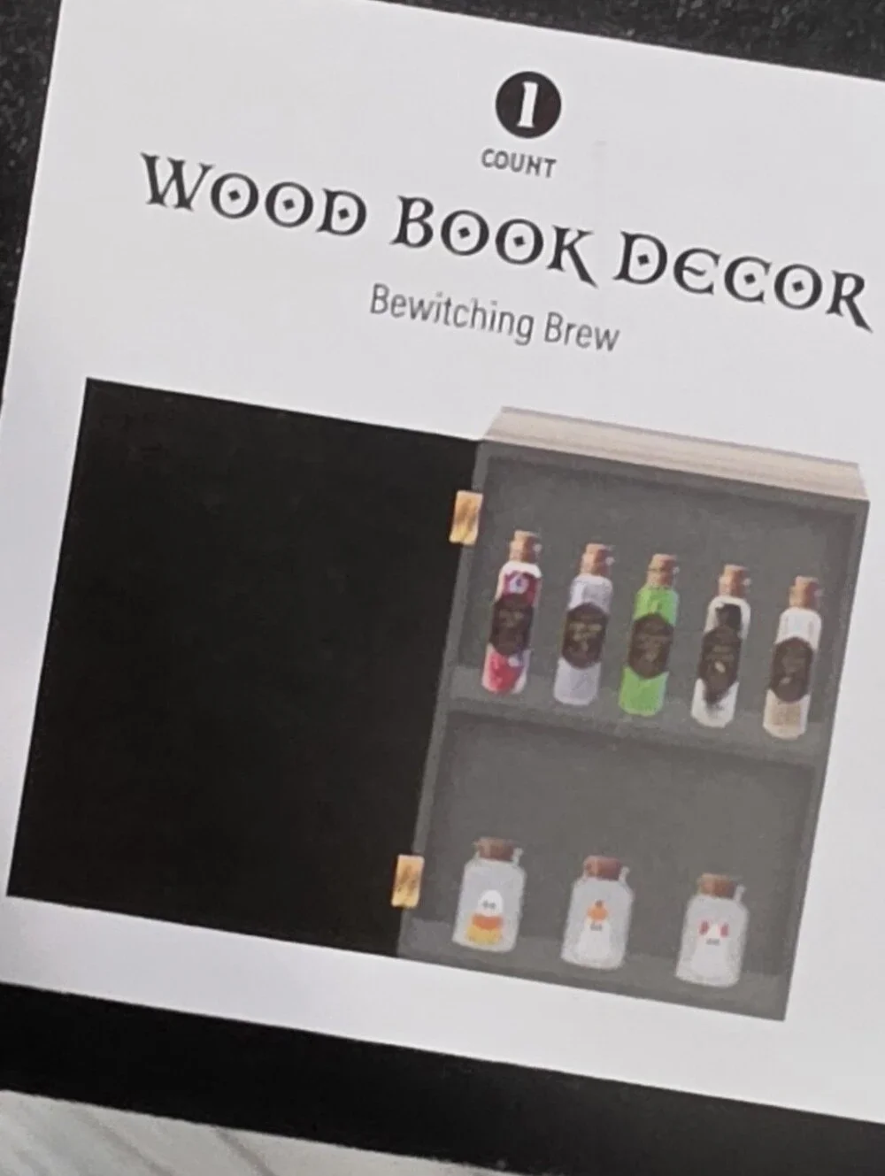 Target Bullseye Playground Halloween 2026 Wood Book Decor - Witching Brews